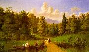 Johann M Culverhouse An Afternoon Outing oil painting